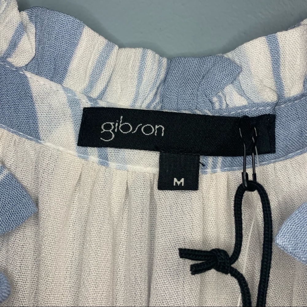 Gibson x The Motherchic Newport Striped Dress NWT Size Medium Nautical - Picture 7 of 15